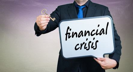 financial crisis businessman