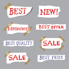 promotion labels