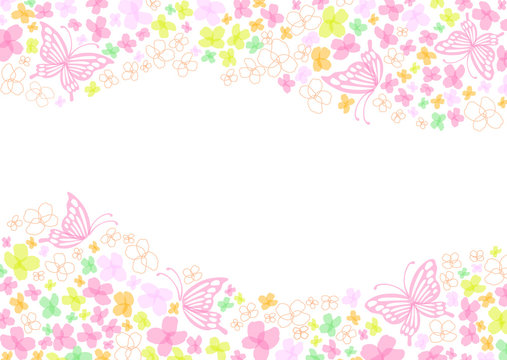 春　花　蝶