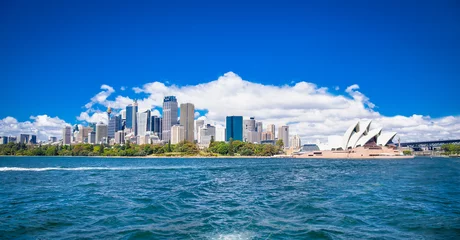 Gordijnen Beautiful landscape of Sydney city. Australia. © Aleksandar Todorovic