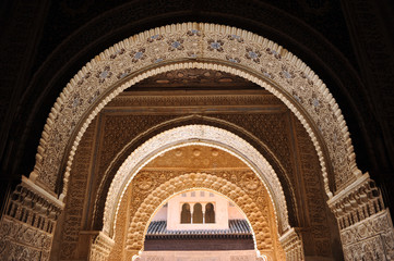 Obraz premium The Alhambra Palace in Granada, Andalusia, Spain