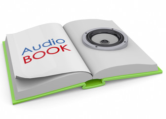 Audiobooks Concept -3D