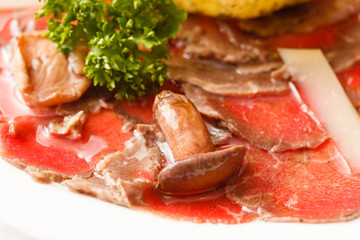 meat carpaccio
