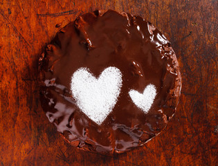 chocolate cake for valentine's day