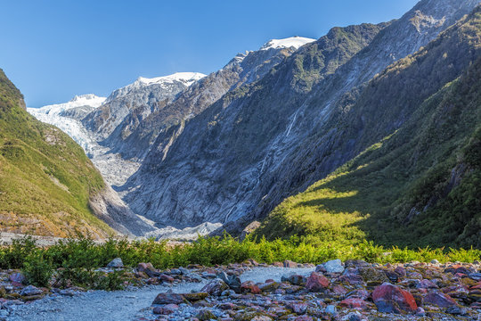 Beautiful Franz Jozef Glacier, South Island, New Zealand