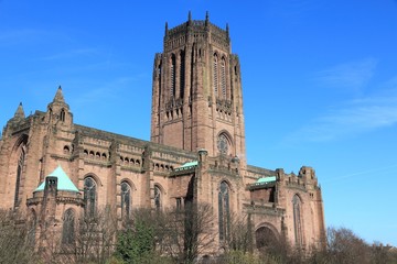 Fototapeta na wymiar Liverpool Cathedral