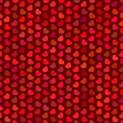 seamless background with hearts