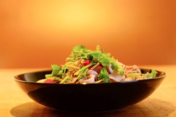 vermicelli salad,Thailand food noodle salad