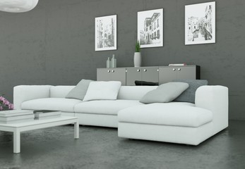 modernes Loft Interieur Design