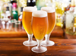glasses of beer