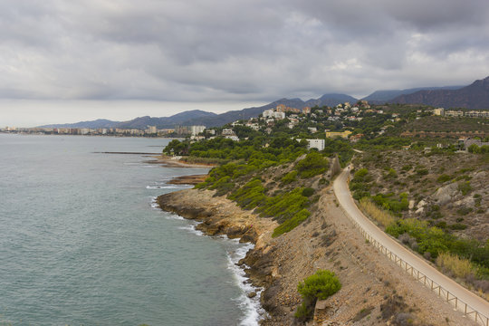 The green way from Oropesa at Benicassim
