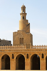 Fototapeta premium Spiral minaret Ibn Tulun