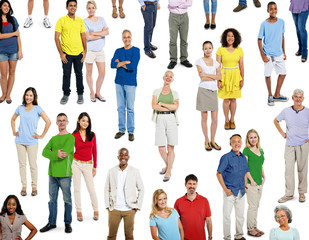 Fototapeta premium Diversity of Community People Communication Concept