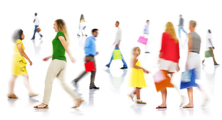 Obraz premium Community Ethnicity Casual People Shopping Spending Concept