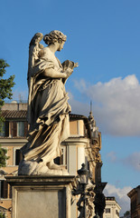 Obraz premium Beautiful view of Rome bridge, Italy