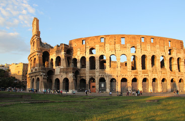 Fototapeta na wymiar Beautiful view of Coliseum, Italy