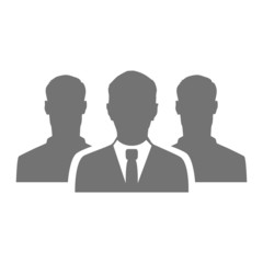 business man  vector icon symbol, office, communication