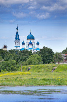 Pokrova Bozhiej Materi's orthodox church in Marienburg,Gatchina