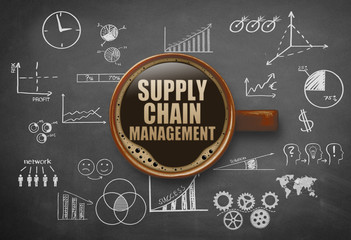 Fototapeta na wymiar Supply Chain Management