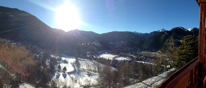 Panoramic View Of Ordino