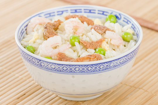 Special Fried Rice - Chinese rice with pork, prawns and egg