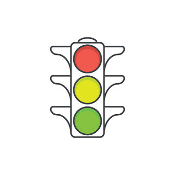 traffic light icon.