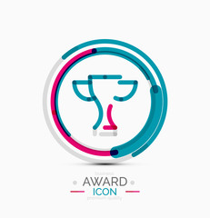 Award icon, logo