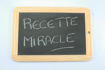 Fototapeta premium ardoise recette miracle