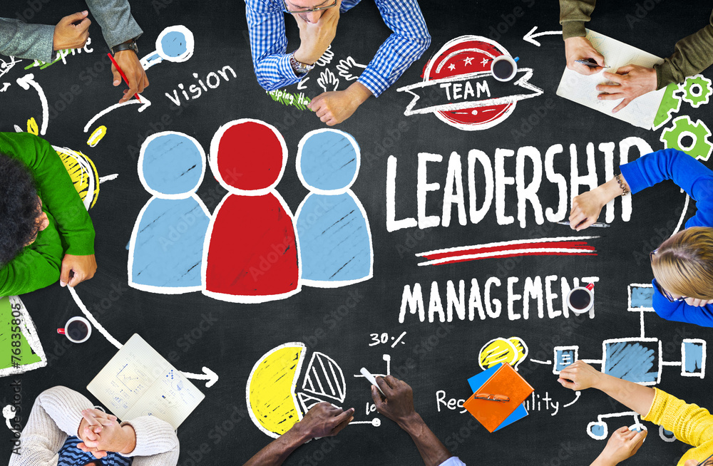 Sticker diversity people leadership management communication concept - Stickers