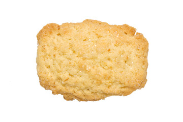 oatmeal sugar cookies delicious  isolated on white background