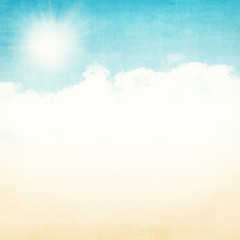 Grunge abstract summer background