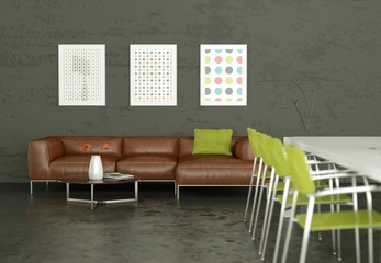 modernes Sofa Interieur Design