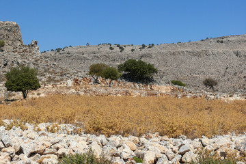 Landschaft bei Lindos auf Rhodos