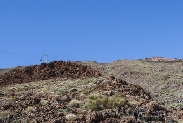 Fototapeta na wymiar Teide cableway
