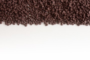 Chocolate chips background
