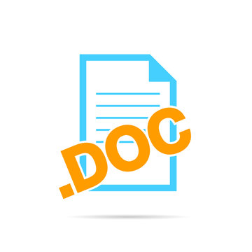 icon of document file vector