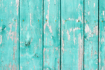 Fototapeta na wymiar Old painted wood wall - texture or background