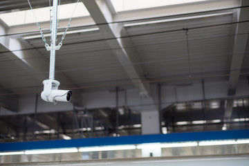 Security CCTV monitor inappropriate behavior