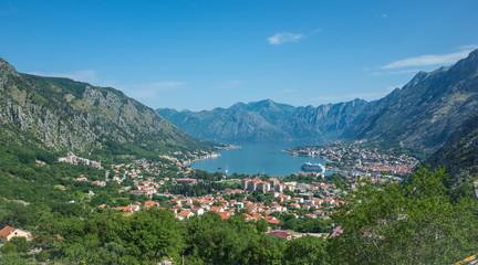 Fototapeta na wymiar Panorama of Kotor