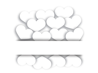 Valentine's background hearts