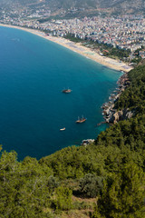 Fototapeta premium Alanya - the beach of Cleopatra . Turkey