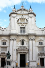 Obraz premium Facade of the Shrine of Loreto, Italy