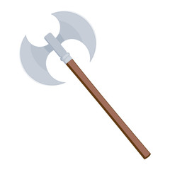 Wooden battle axe