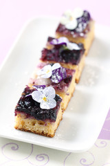 Blueberry Petits Fours