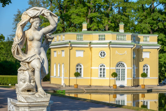 Galatea sculpture near Upper Bathhouse pavilion in the Catherine