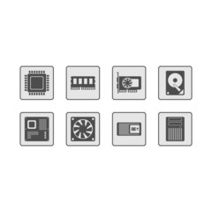 Computer Hardware Web Icons