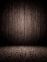 Innrenraum aus Holz.