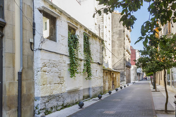 Fototapeta na wymiar Street of Vilagarcia de Arousa