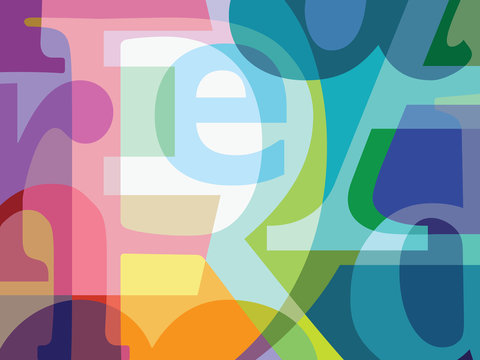 Typography Composition Design with word "Dream"