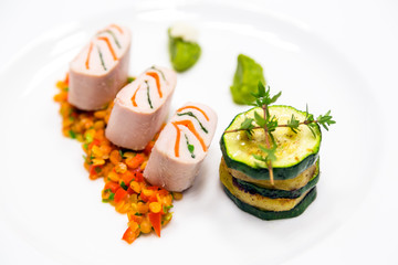 Delicious gourmet food